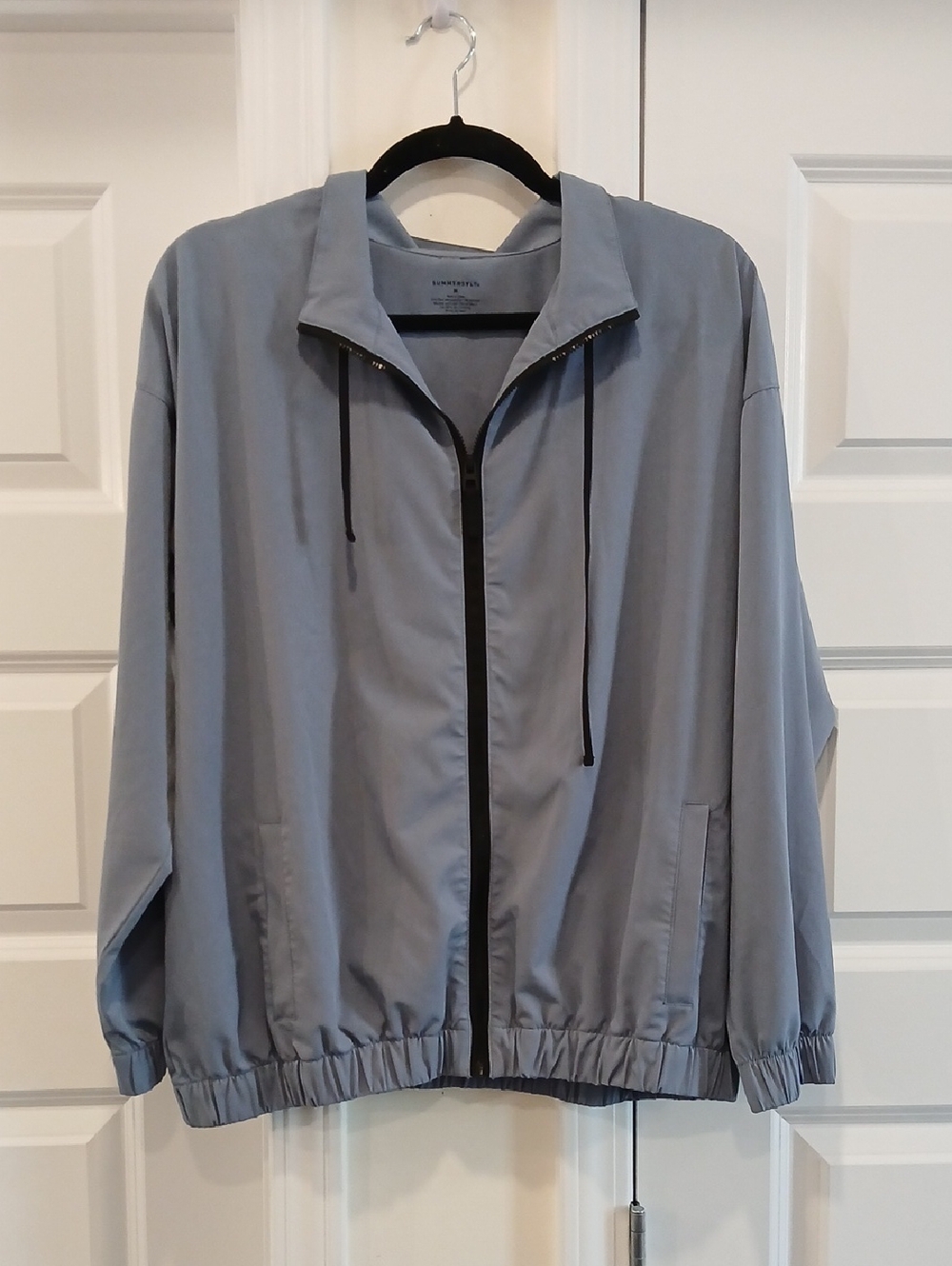 Summersalt On The Go Zip Up Jacket Slate Size Medium